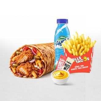Chicken Tenders Burrito M (500 Gr) Menü (Tek Kişilik) görseli