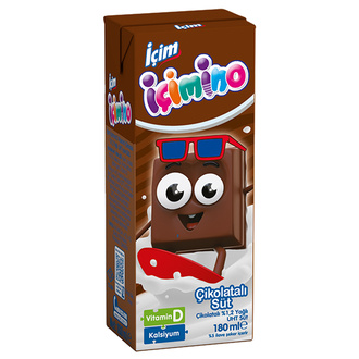 İçimino Çikolatalı Süt (180 Ml) görseli