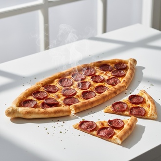 Sucuklu Kaşarlı Pide görseli