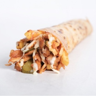 Kaşarlı Mega Tavuk Döner Dürüm Menü görseli