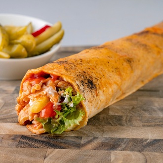 Psikopat Acılı Tavuk Döner Dürüm görseli