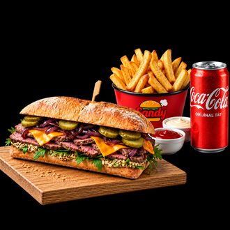 Roast Beef Deluxe Ciabatta Sandviç Menü görseli