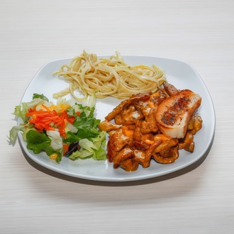 Cheddar Soslu Tavuk görseli