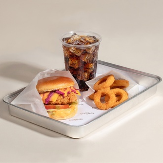 Burger Yan Ürün İçecek Menü görseli