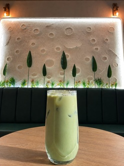 İce Blueberry Latte görseli