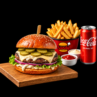 Trüf Sandy Burger Menü görseli