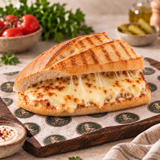 Yarım Ekmek Kaşarlı Tost görseli