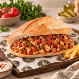 Yarım Ekmek Tavuk Sote görseli
