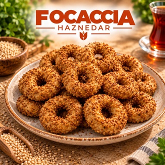 Susamlı Simit Tuzlu Kurabiye görseli