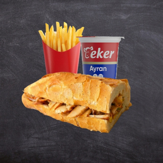 Yarım Ekmek Tavuk Döner Menu (55 G) görseli