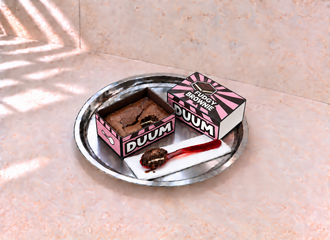 Duum Fudgy (Beyaz Çikolatalı) Brownie görseli