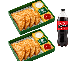Patatesli Çiğ Börek (2 Kutu) + 1 L Kola görseli