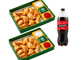 Patatesli Çıtır Mantı (2 Kutu) + 1 L Kola görseli