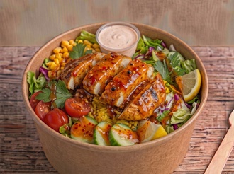 Peri Peri Soslu Tavuk Bowl görseli