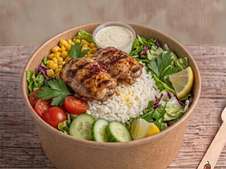 Tavuk Pirzolalı Bowl görseli