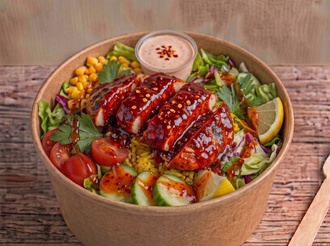 Hot Chili Soslu Tavuk Bowl görseli