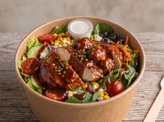 Barbekü Soslu Tavuk Salata görseli