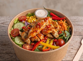 Peri Peri Soslu Tavuk Salata görseli
