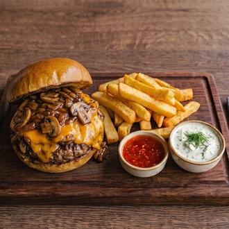 Mushroom Take Burger görseli