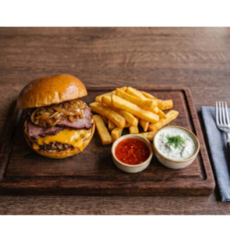 Gurme Beef Cheeseburger görseli