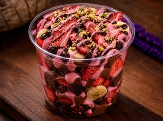 Choco Berry Cup Waffle görseli