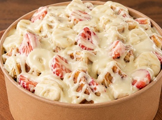 Beyaz Çikolatalı Waffle görseli