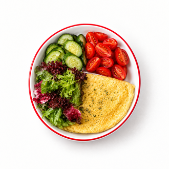 Sade Omlet Kahvaltı görseli