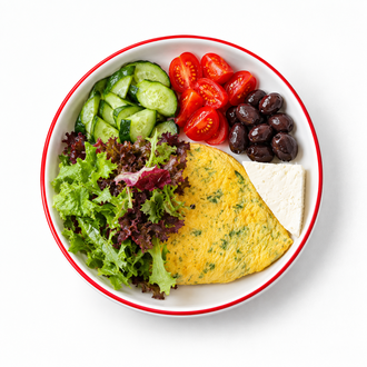 Otlu Peynirli Omlet Kahvaltı görseli