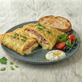 Hindi Füme & Kaşarlı Omlet görseli