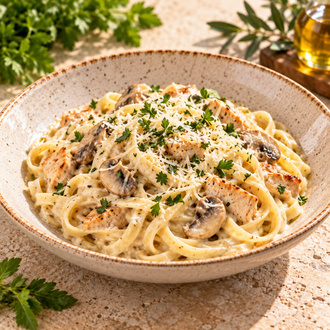 Fettuccine Alfredo görseli