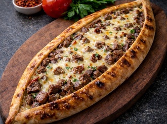 Kavurmalı Kaşarlı Pide görseli