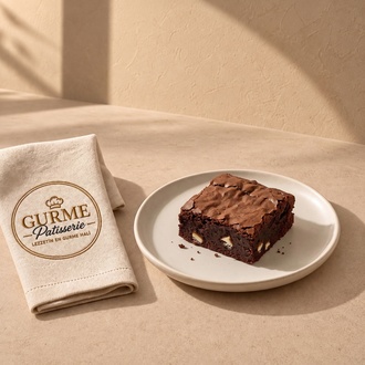 İki Çikolatalı Brownie görseli