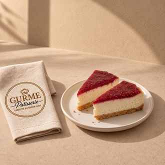 Frambuazlı Cheesecake 2 Adet görseli