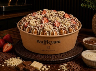 Sütlü Çikolatalı Waffle (2 Kişilik) görseli