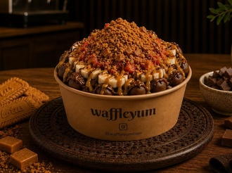 Karamel Soslu Waffle (2 Kişilik) görseli