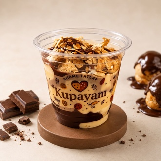 Belçika Çikolatalı Cup Profiterol görseli