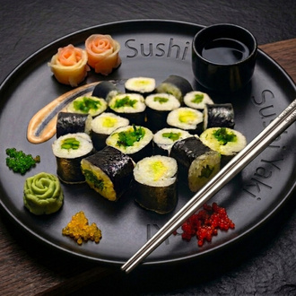 216- Sushi Yaki Vegan Set (18 Pcs.) görseli