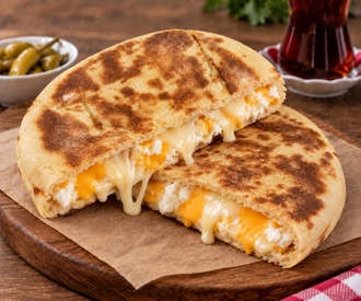 3 Peynirli Bazlama Tost görseli