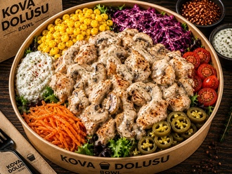 🍄‍Kremalı Mantarlı🍗 Salata(görsel Temsilidir)... görseli