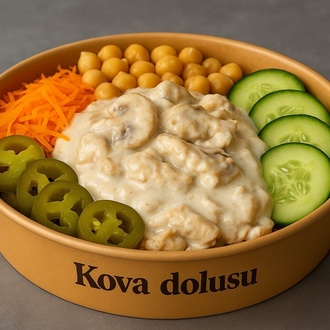 🍄‍Kremalı Mantarlı🍗bowl(görsel Temsilidir)... görseli