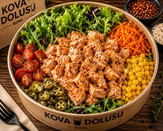 🌶️Acı Kremalı🍗salata(görsel Temsilidir)... görseli