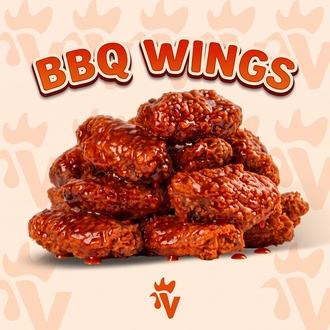 Bbq V Wings (6'Lı) görseli