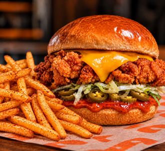 Acı Sriracha V Burger görseli