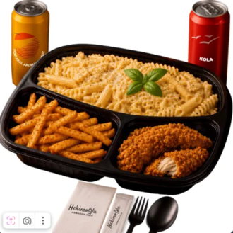 4 Peynirli & Tenderlı Doyuran Makarna Menü görseli