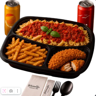 Domates Soslu & Tenderlı Doyuran Makarna Menü görseli
