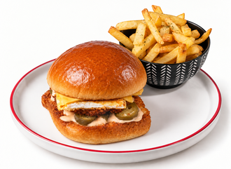 Brioche Chili Tavuk Burger görseli