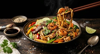 Teriyaki Soslu Mix Noodle görseli