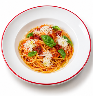 Domates Soslu Spagetti görseli