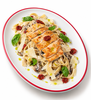 Tavuklu Fettuccine Alfredo görseli
