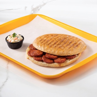 Hamburger Ekmeği Sucuklu Tost görseli